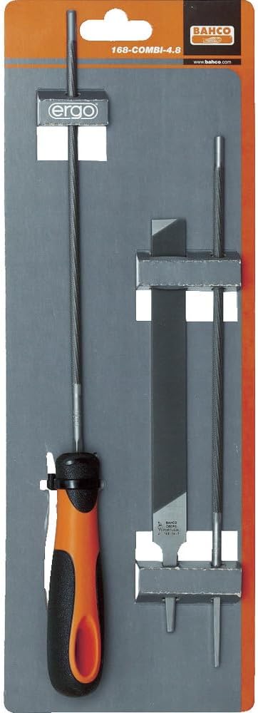 Bahco Chain Saw Files Set 168-Combi-4.0