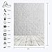 LYLYCTY 5X7ft Photography Background White Brick Wall Wood Floor Theme Backdrops Photo Studio Backdrop Props LY028