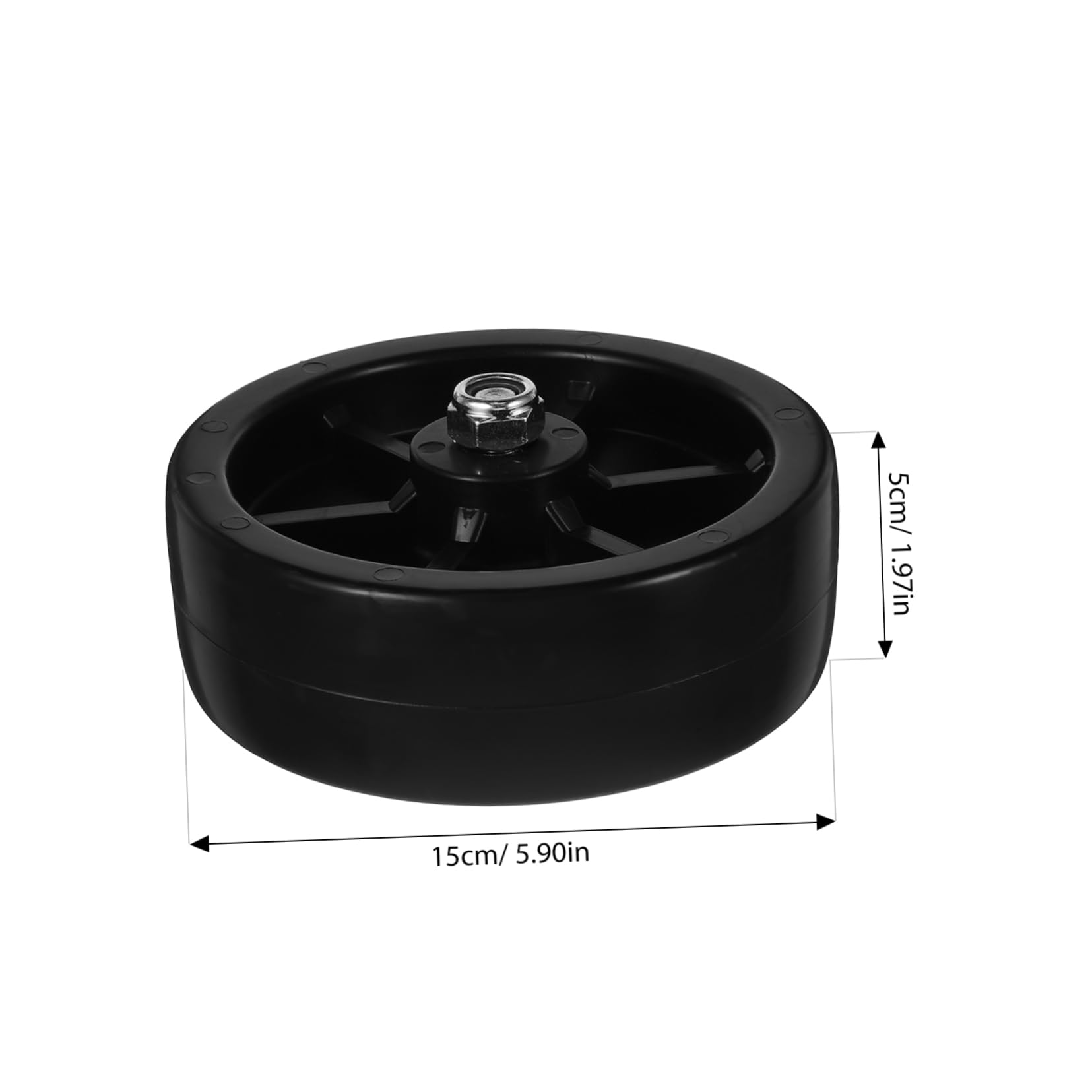 Homoyoyo Inch Nylon Wheel for Boat Trailer Replacement Marine Trailer Roller High Load Capacity