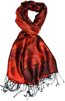 Lorenzo Cana Designer Pashmina merksjaal, bloemenpatroon