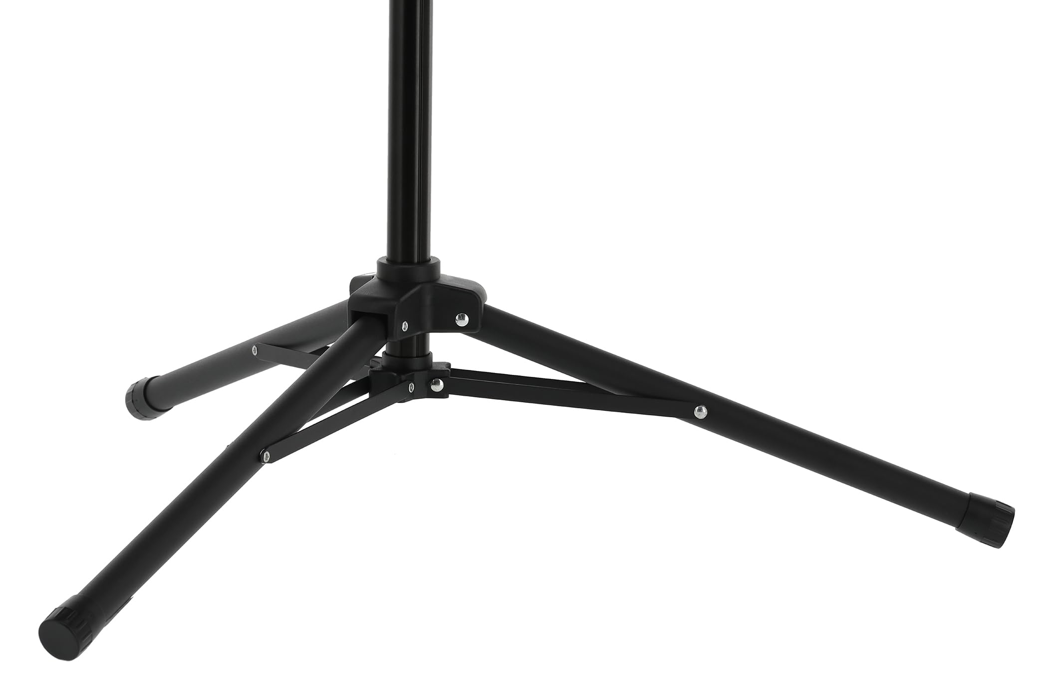 GEWA Gitarrenständer TripleGrip - Für bis zu 3 Akustikgitarren, E-Gitarren und Bässe - Rutschhemmend - Höhe 76-119 cm - Schonende Polster - Zusammenlegbar -schwarz GS-83B