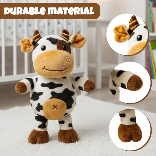 Image of Zest 4 Toyz Soft Toy for Girls (30 Cm) | Cute Stuffed Animal Plush Toy | Baby Toys | Cow Soft Toy Cuddly Teddy Bear for Kids | Birthday Gift