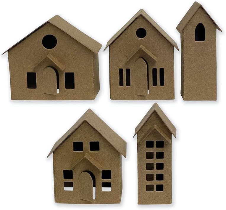 Miniatura 3 de Troqueles de metal hechos a mano en 3D, troqueles de corte de puerta de casa de Navidad, plantillas de corte de troqueles para álbumes de recortes,