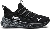 Puma Unisex-Child Softride One4All Slip On Shoes, Black-White AH25, Little Kid 12