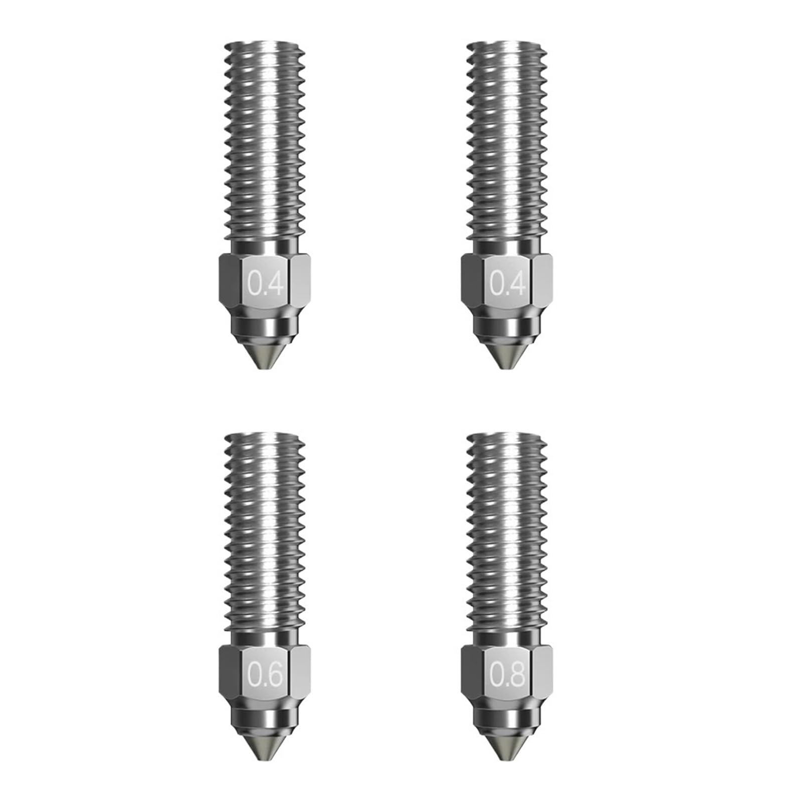 Kit ugelli CREA-LITY 4 pezzi K1 Max in lega di rame, acciaio temprato bimetallico, alimentazione uniforme 600 mm/s for stampante 3D K1/K1 Max