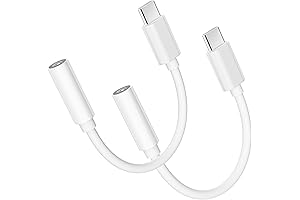 esbeecables USB C to 3.5mm Headphone Jack Adapter for iPhone