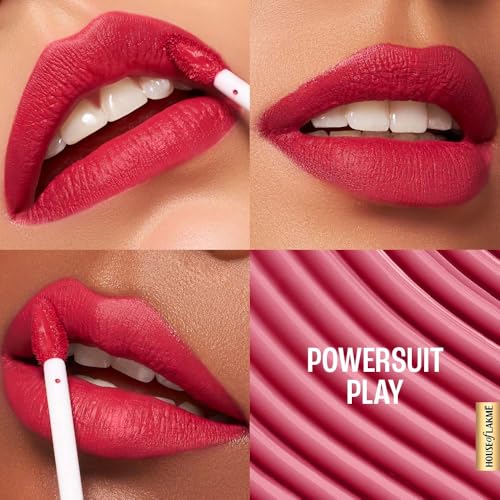 Image of Lakme 9to5 Hya Matte Lip Liquid + Hyaluronic Acid Powersuit Pink 5.3ml (Pack of 2)