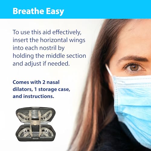 SleepRight Máscara Air Aid Dilator nasal – narinas abertas – melhora a respiração – respira melhor s