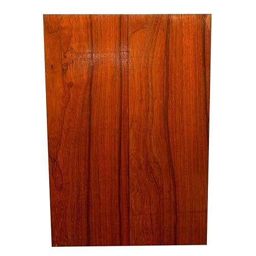 Miniatura 3 de Exotic Wood Zone  África Padauk Guitarra EléctricaBajo Musical Luthier Tonewood Cuerpo Blanks  21" x 14" x 1-34" - Pegado cepillado (3 piezas)