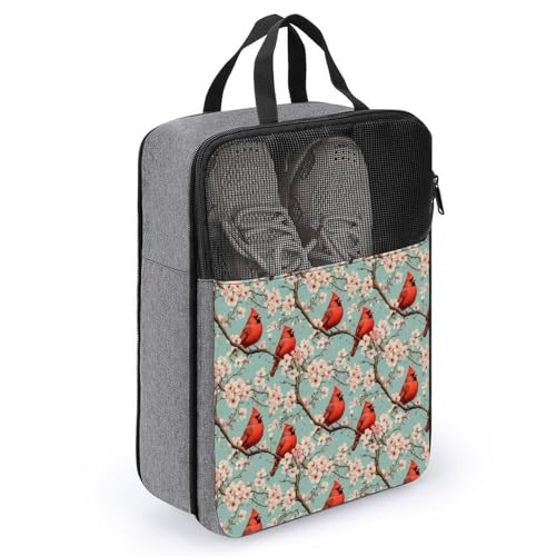 Sac à chaussures de golf et voyage rouge cardinal pour valise - 3