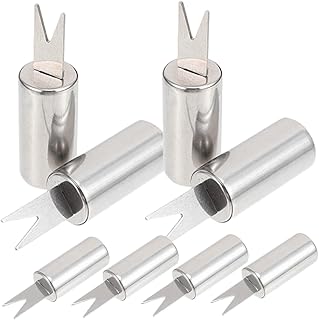 SWOOMEY 8 peças garfo de frutas para acampamento churrasqueira acessórios portáteis para coquetéis espetos de espiga acessórios de churrasqueira de aço inoxidável garfo para churrasco suporte de aço inoxidável acessório para churrasco