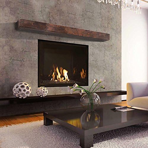 Rustica Hardware 72" Smith Mantel Shelf with Stain and Glaze