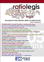 Ratio Legis (Numero 5, Anno 2016) 8899747679 Book Cover