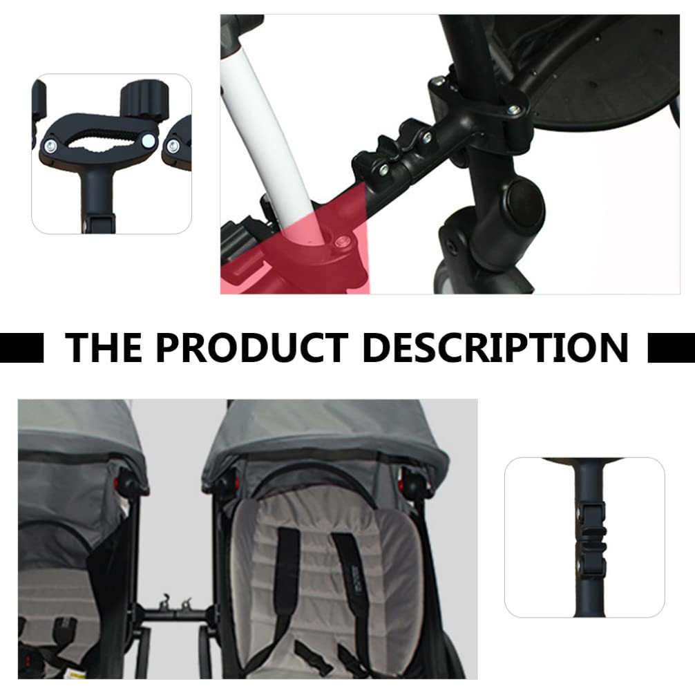 1 Set Linker Accessori Connettore Per Passeggino Connettore Passeggino Regolabile Connettori Passeggino Per Gemelli Componente Universale Tubo Di Ferro Di Precisione