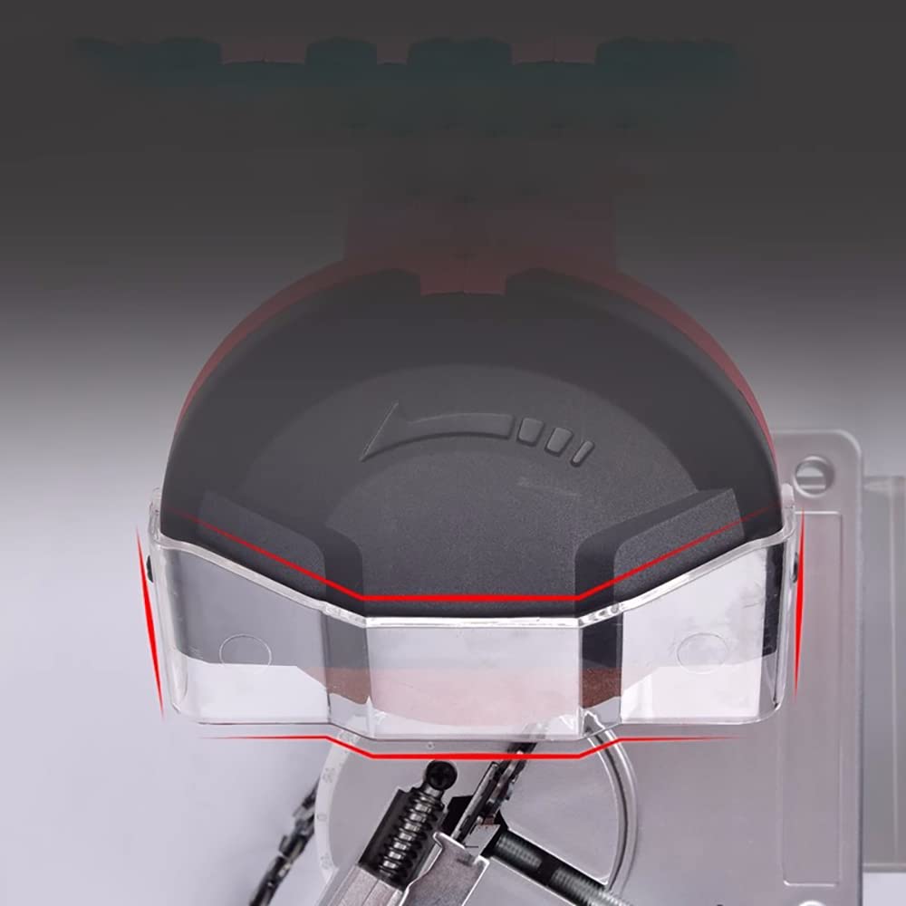 Affilatrice per Lucidatrice a Catena per Motosega Elettrica 220V, Strumento di Rettifica per Sega a Catena con Lima per Denti a Catena 65W 7000Giri/min