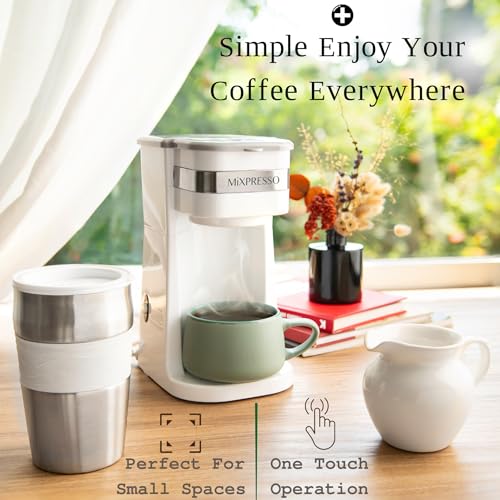 Mixpresso White Personal Coffee Maker