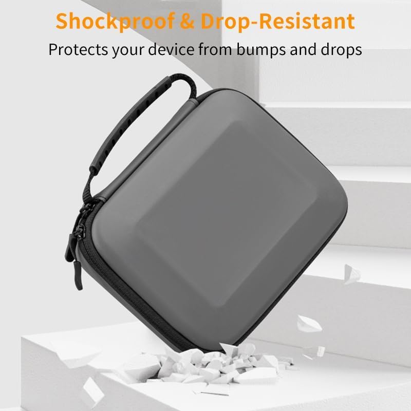 Image of M.G.R.J Carrying Case for DJI OSMO Mobile 7 /8 /7P Gimbal Stabilizer, Travel Portable Bag for DJI Osmo Mobile 8 | 7P | 7 | SE Accessories (Hard|EVA|Black) (DJI Gimbal Not Included)