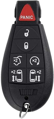 Llavero compatible con Chrysler Town and Country 2008-2015, Dodge Grand Caravan 2008-2014 repuesto sin llave M3N5WY783X IYZ-C01C