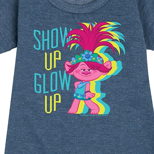 Trolls - Show Up Glow Up Poppy - Toddler & Youth Girls Fleece Dress3