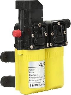 Doble Succión Electrice Priming Eficiente 100W para Caravana de Bote, Material de Cobre (concha amarilla)