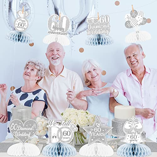 Fangleland 8Pcs Diamond Wedding Anniversary Table Decorations - Image 4