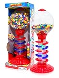 Sweet N Fun Light and Sound Spiral Gumball Bank with 340G Gumballs, 21'