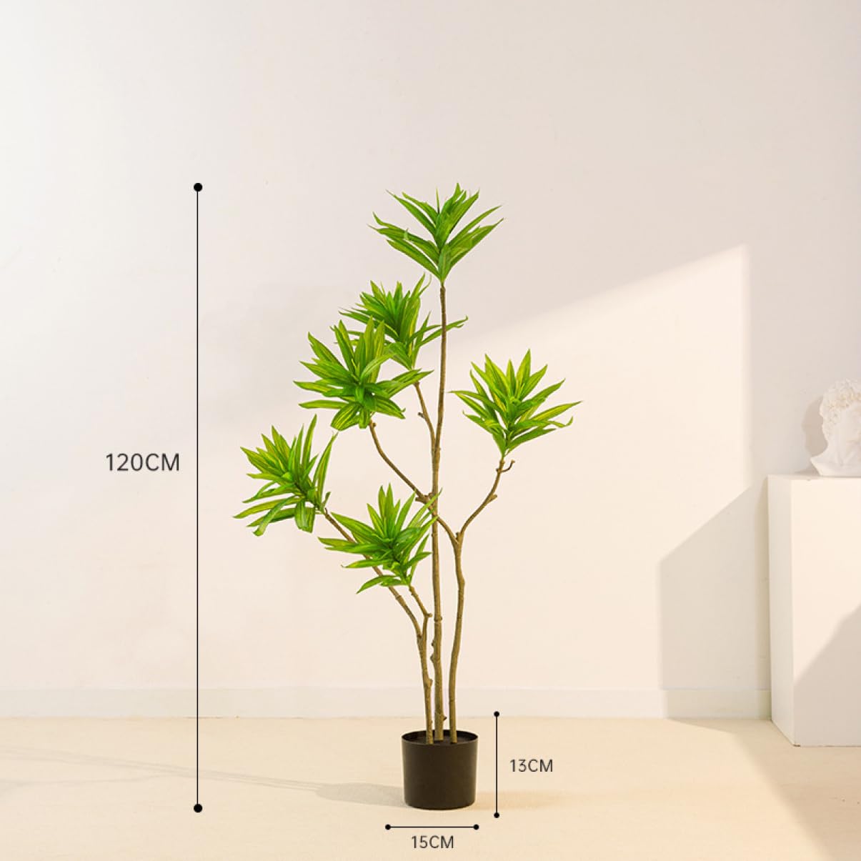 Amazon｜HGJH 人工観葉植物 大型 フェイクグリーン 100cm 観覧植物