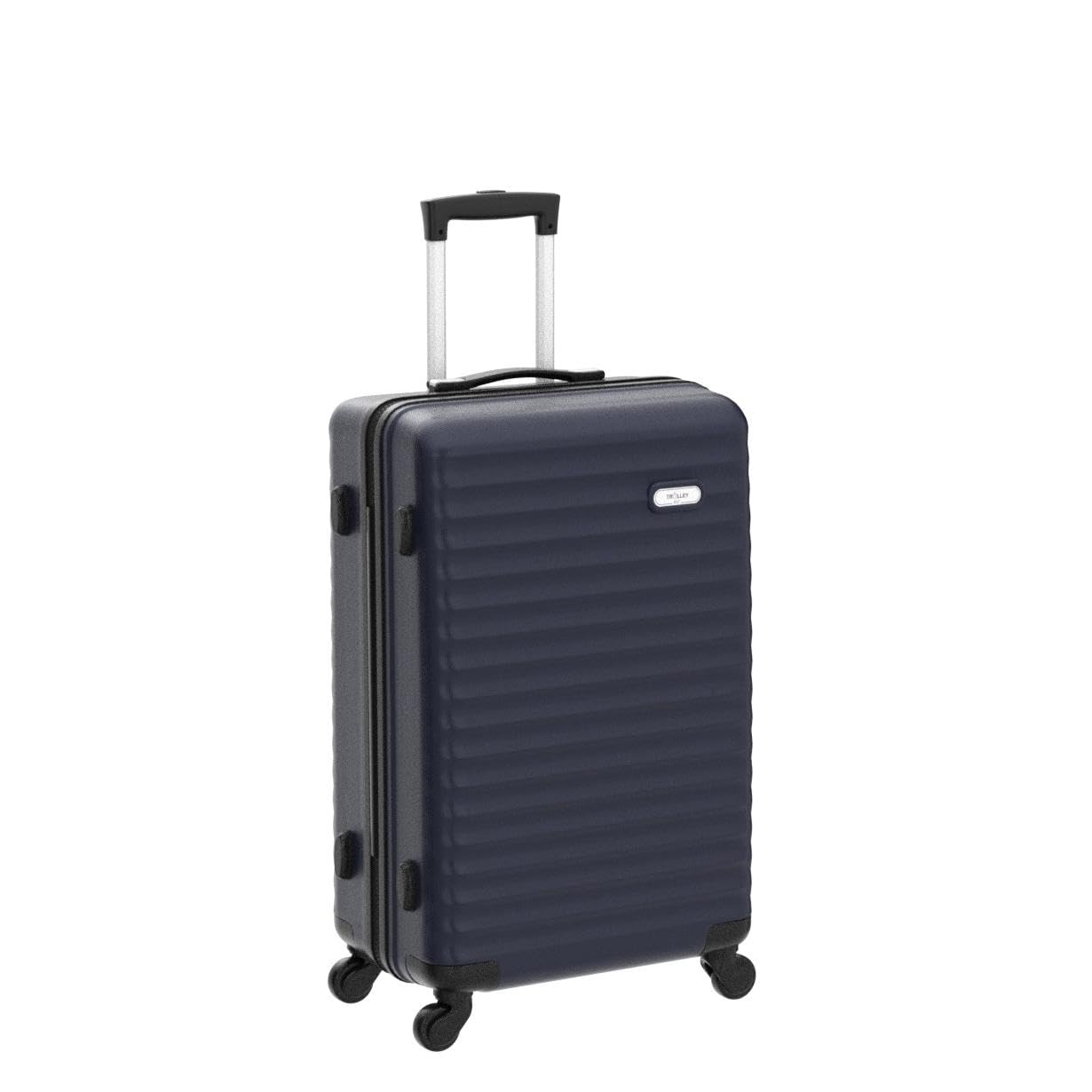 Valise Cabine 55x34x23 - Rigide, Légère 2,5 Kg - 39 litres - 4 Doubles Roues Silencieuses - Maniable, Pratique et Étanche - Collection Classiq - Bleu Marine