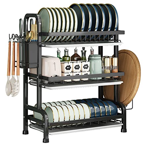 Support à verres à vin réglable suspendu en acier rustique à 3 niveaux - 2