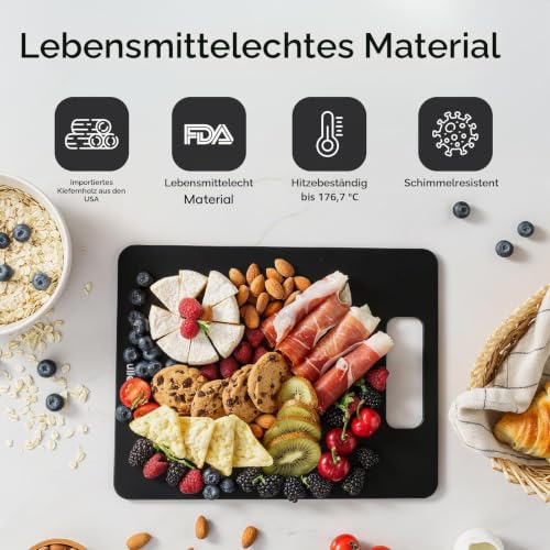 Holzfaser Schneidebrett 2er-Pack, Spülmaschinenfest Composite Cutting Board – Ansicht 3