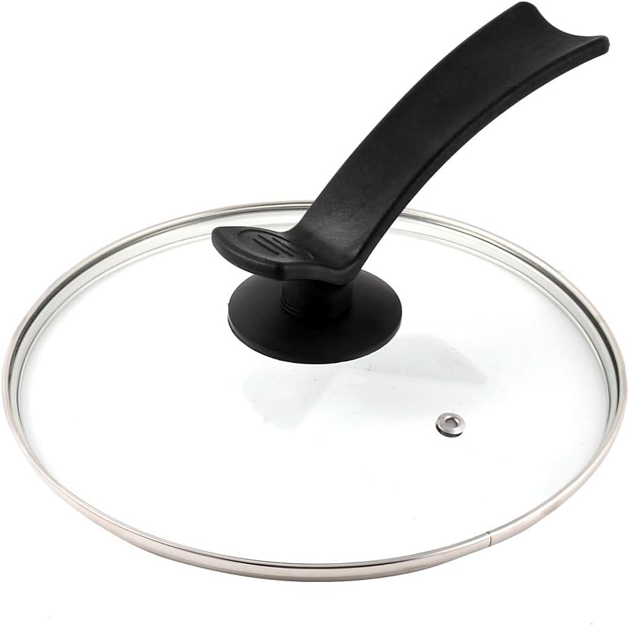 Ruilogod Tempered Glass Kitchen Cookware Replacement Pot Lid 8.7 Inch Clear (id: 120 df0 7e1 265 7cb