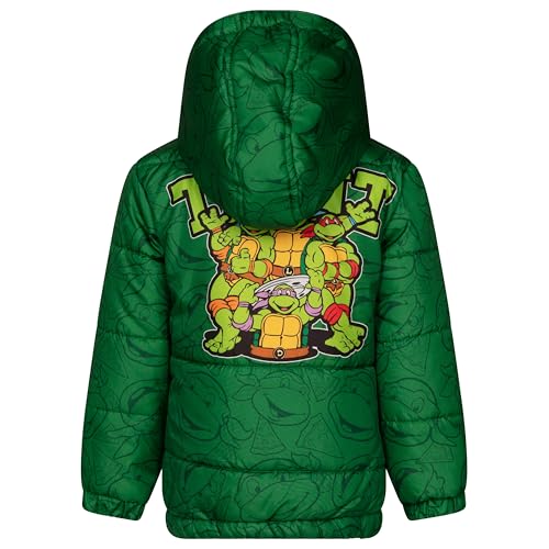 Teenage Mutant Ninja Turtles Zip Up Puffer Jacket Toddler to Big Kid Sizes (3T - 10-12)2