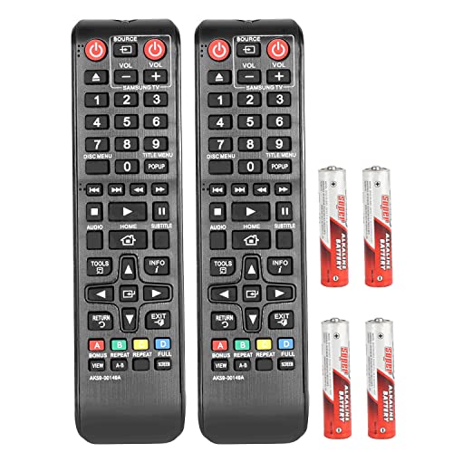 Télécommande AK59-00149A compatible Samsung BD-FM51 BD-H5100 BD-JM57 - Contrôleur Blu-Ray avec piles