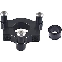 Black 1" 25mm / 1.5" 38mm CNC Adapter Fits 49cc 50cc 66cc 80cc Motorized Bicycle