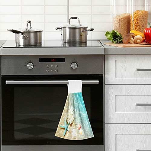 Vista 17 de Dálmata - Toallas de cocina para perro, toalla de mano para baño, toalla de mano para colgar con lazo, 2 piezas, suave y absorbente, toalla