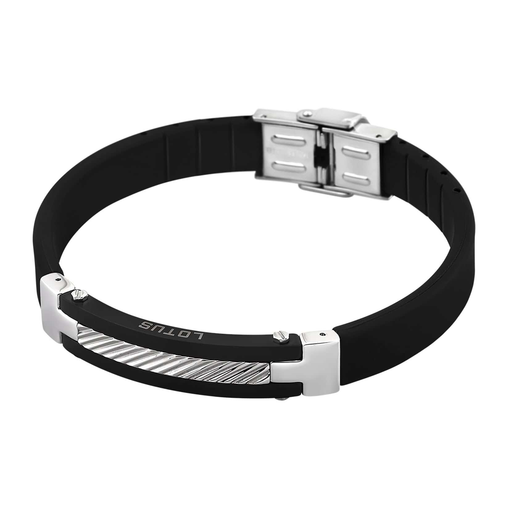 LOTUS STYLE Bracelet LS1522-2/2 Men In Black Acier inoxydable 189.00 mm Homme