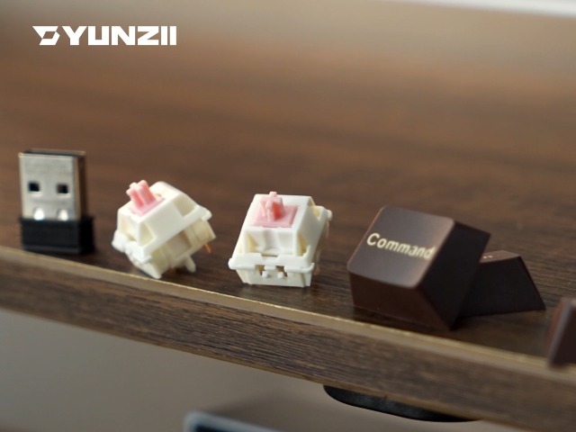 Amazon.com: YUNZII WOOD84 Wireless Mechanical Keyboard,75% Layout