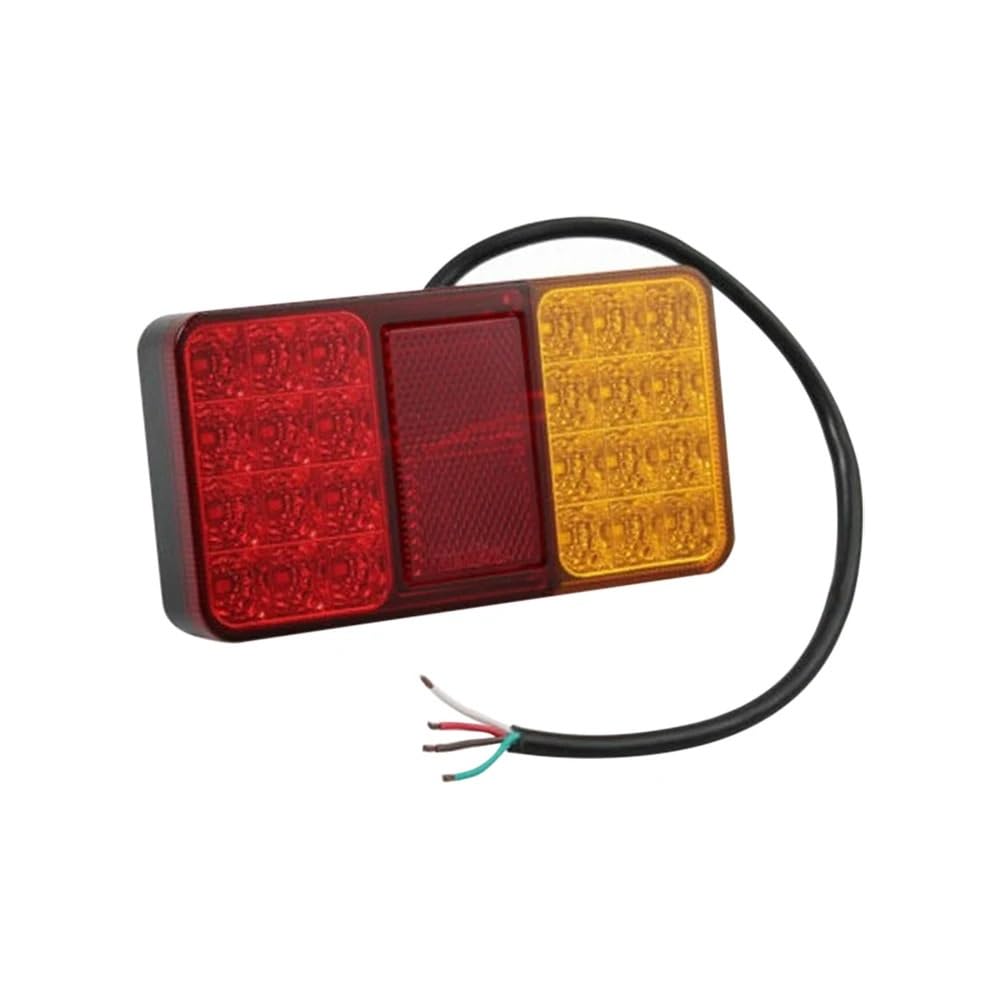 Conjunto de luces traseras traseras derechas para 1 UNIDS 12 V 24 V LED Luz Trasera Luz Trasera para Giro para Indicador de Señal Lámpara de Freno Luz de Freno Trasera para Coche para Camión Remolque
