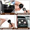 6 Pcs Flower Car Airs Vents Clips Cute Car Air Freshener Vent Clip Pink Accessories for Vehicle Interior Conditioning Decorations Women Pinks White Yellow (No Air Freshener and Fragrance Tablets) #2