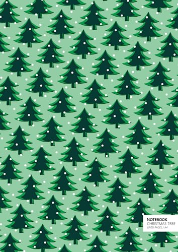 Christmas Tree Notebook - A4: (Light Green Edition) Fun notebook 192 lined pages (A4 / 8.27x11.69 inches / 21x29.7cm)