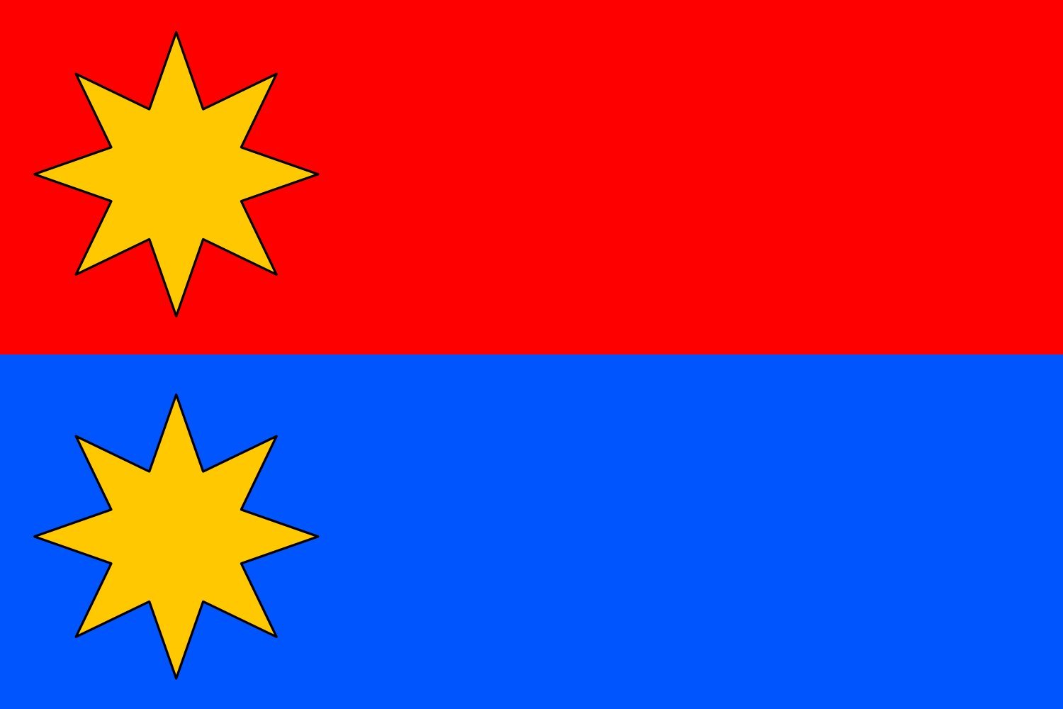 Drapeau Large Dobrikov CZ anti-décoloration blason résistant intempéries