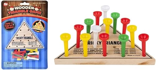 Juegos de triángulos de madera  Empaquetados individualmente  12 piezas disponible en Yaxa Venezuela