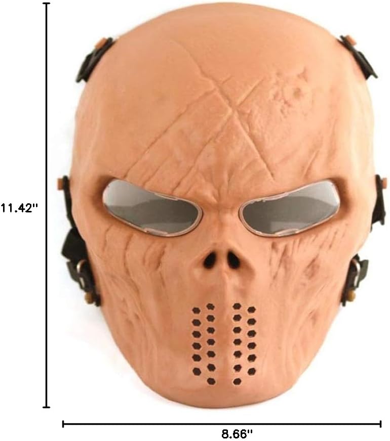 Outdoor Airsoft Shooting Face Protection Gear Tactical Paintball Halloween Cosplay Horror Gost Skull Mask