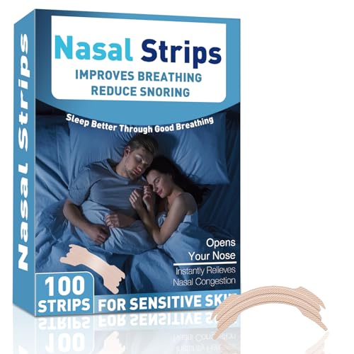 Nasal Strips, Anti Snoring Solution Extra Strength, Improved Airf...