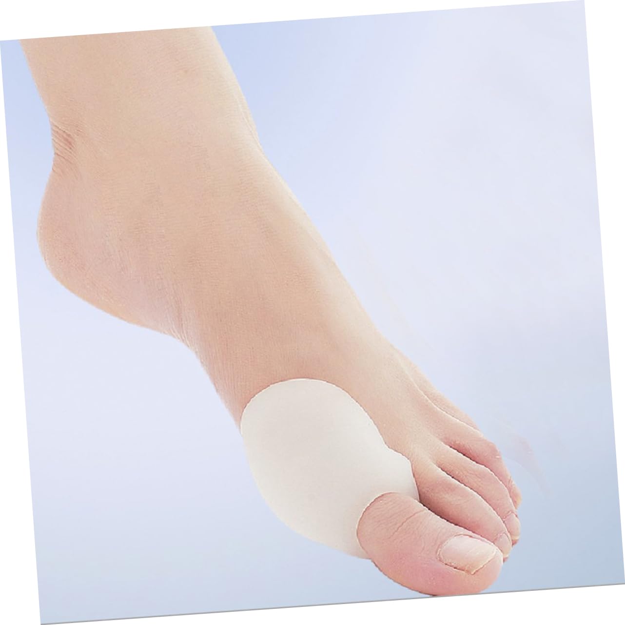 Didiseaon Bunion Gel Toe Straighteners Separators for Hallux Relief Flexible Design White Gel Pads for Men Women Comfortable Toe Spreader