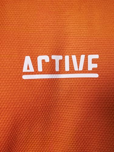 Image of FitMonkey Sports Crew Neck Stretchable Dry Fit T Shirt | Regular Fit Textured T Shirt for Men |Sport T Shirt for Men | Quick Dry Technology with Moisture Control |Breathable & Lightweight