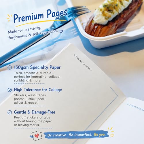 Cuaderno de cuadrados MocArt de 120 páginas para tomar notas sin traspasar tinta 6