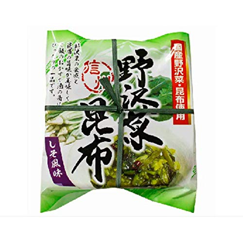 国産野沢菜・昆布使用信州野沢菜昆布しそ風味