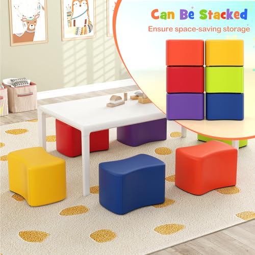 Tabouret modulaire enfant antidérapant avec doublure amovible - 6