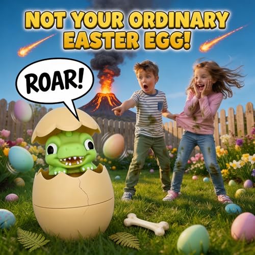 Egg Pops Talking Easter Egg Toy - Figure Pops Up & Plays Sounds, Easter Basket Stuffers for Teens - Interactive Kids Toy - Additional View